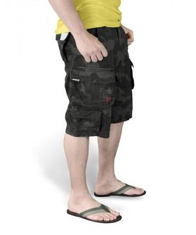 Spodnie Short Surplus Trooper, black camo