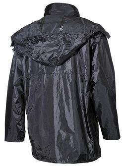 MFH kurtka przeciwdeszczowa PVC, czarna