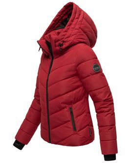 Marikoo SAMUIAA damska kurtka zimowa z kapturem, ciemnoczerwona