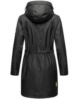 Navahoo Deike damska zimowa kurtka przeciwdeszczowa z kapturem, czarna