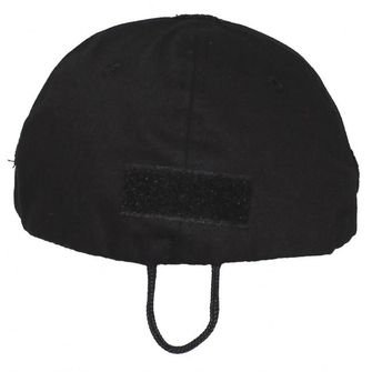 MFH Operations czapka z daszkiem z panelami velcro, czarna