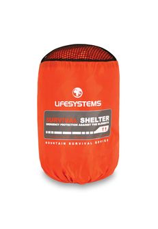 Lifesystems Ultralight Survival Shelter 2 Ultralekkie wodoodporne schronienie dla 2 osób 140 x 90 x 45 cm