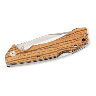 Nóż kieszonkowy Herbertz 9 cm, drewno Zebrano