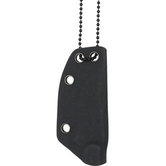 BlackField, nóż na szyję, czarny, 12,5 cm