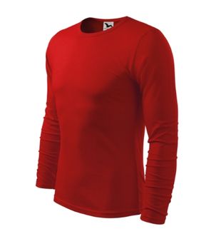Męska koszulka z długim rękawem Malfini Fit-T LS, czerwona