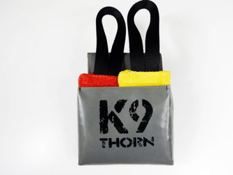 K9 Thorn woreczek na smakołyki otwarty, z paskiem, oliwkowy
