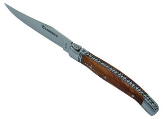 Nóż do steków Laguiole DUB101, ostrze 11,5 cm, stal 420, rękojeść drewno oliwne