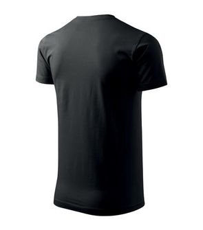 Malfini Heavy New koszulka z krótkim rękawem, czarna , 200g/m2