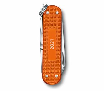 Victorinox Classic Alox LE 2021 nóż wielofunkcyjny 58 mm, pomarańczowy, 5 funkcji
