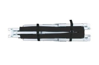Leżak podróżny BasicNature Alu-Campbed czarny 210 cm