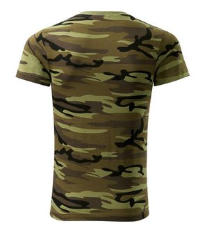 Malfini Camouflage koszulka z krótkim rękawem, zielona, 160g/m2
