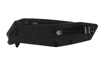 Scyzoryk Kershaw BRAWLER ze wspomaganiem 7,6 cm, całkowicie czarny, GFN