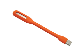 Baladeo PLR949 Gigi - latarka USB LED, pomarańczowa