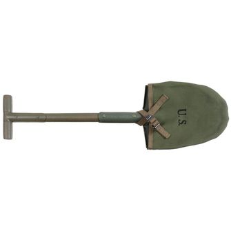 MFH American T-Spade, M10, zielony OD, z płóciennym pokrowcem