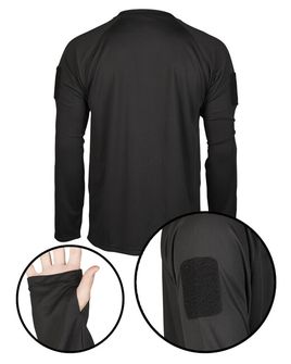 Mil-Tec Taktyczna szybkoschnąca koszulka z długim rękawem, czarna