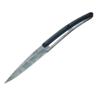 Deejo zestaw 6 noży, ostrze szary tytan, rękojeść ABS design Toile de Jouy