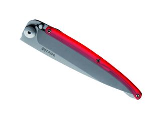 Ultralekki nóż Baladeo ECO134, 37 gramów, czerwony