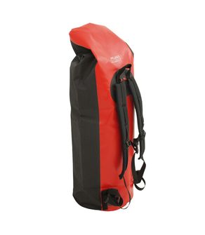 BasicNature Duffelbag Wodoodporny plecak Duffel Bag ze zwijanym zamknięciem 40 L czarno-czerwony