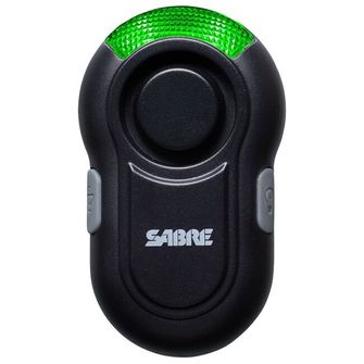 Alarm osobisty SABRE RED Clip-On LED, 120db, czarny