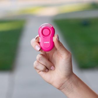 Alarm osobisty SABRE RED Clip-On LED, 120db, różowy
