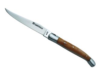 Zestaw 6 noży do steków Laguiole DUB124 z rękojeścią z drewna jałowca