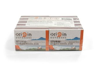 Zapałki wodoodporne i wiatroodporne Origin Outdoors 10 pudełek