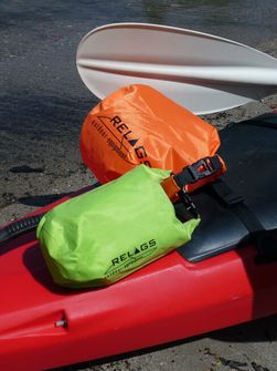 BasicNature 210T Lekki wodoodporny plecak 5 l pomarańczowy