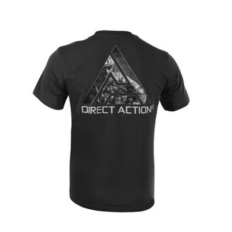 Direct Action® Koszulka Logo D.A. (#3) - Cotton - czarna