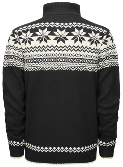 Sweter norweski Brandit z zapięciem na zamek błyskawiczny, czarny
