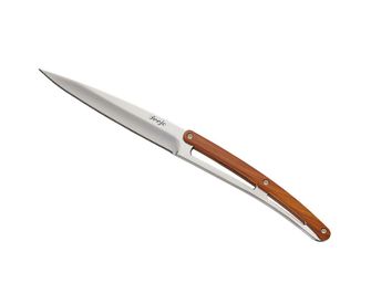 Deejo zestaw 6 noży Table wysoki połysk, coralwood, postrzępione ostrze