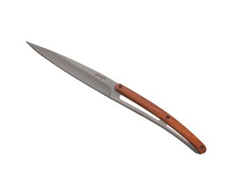 Deejo zestaw 6 noży Table szary tytan, coralwood, postrzępiona krawędź