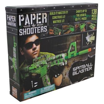 Zestaw składanych pistoletów PAPER SHOOTERS Paper Shooters Green Spit