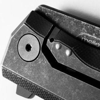 Lionsteel Myto to hi-tech nóż EDC zamykany w całości na czarno z ostrzem ze stali M390 z klipsem do paska MYTO MT01B BW