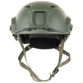 Hełm MFH US FAST-paratroopers, tworzywo ABS, zielony OD