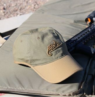 Helikon czapka z daszkiem z logo, oliwkowo-czarna