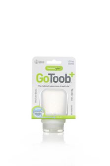humangear GoToob+ Silikonowa butelka podróżna / pojemnik 53 ml zielony