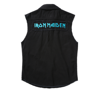 Koszula bez rękawów Brandit Iron Maiden Vintage FOTD, czarna