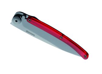 Ultralekki nóż Baladeo ECO136, 27 gramów, czerwony
