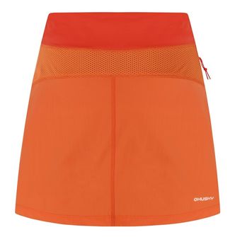 Damska funkcjonalna spódnica HUSKY z szortami Flamy L, pomarańczowa