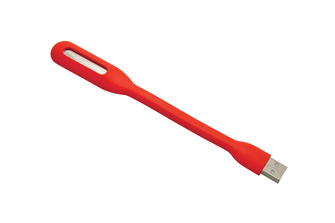Baladeo PLR946 Gigi - latarka LED USB, czerwona