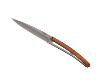 Deejo zestaw 6 noży Table szary tytan, coralwood
