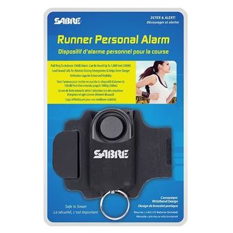 Alarm osobisty SABRE RED Runner, 130db, czarny