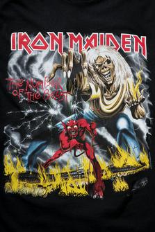 Brandit Iron Maiden t-shirt Number of the Beast II, czarny