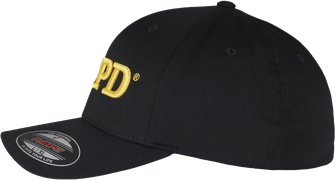Czapka z daszkiem Brandit NYPD 3D Logo Flexfit, czarna