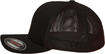 Siatkowa czapka Brandit Flexfit Mesh Trucker, czarna