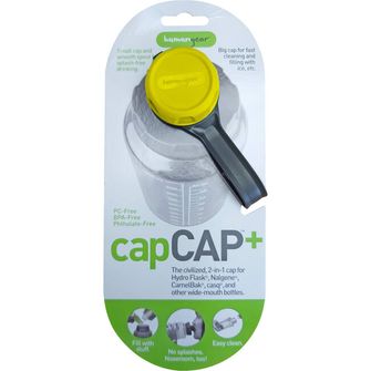 humangear capCAP+ Zakrętka do butelek o średnicy 5,3 cm żółta