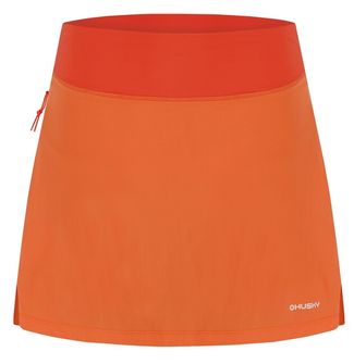 Damska funkcjonalna spódnica HUSKY z szortami Flamy L, pomarańczowa