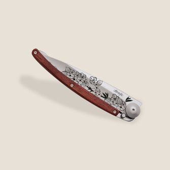 Deejo składany nóż Tattoo Cherry Blossom coralwood