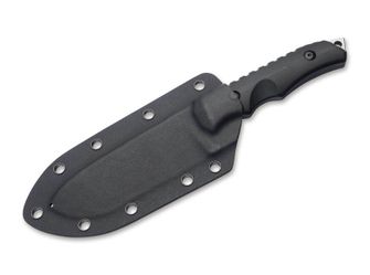 Böker Hermod 2.0 nóż outdoorowy z pochwą, 10,6 cm, czarny