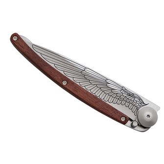 Deejo składany nóż Tattoo Wing coralwood